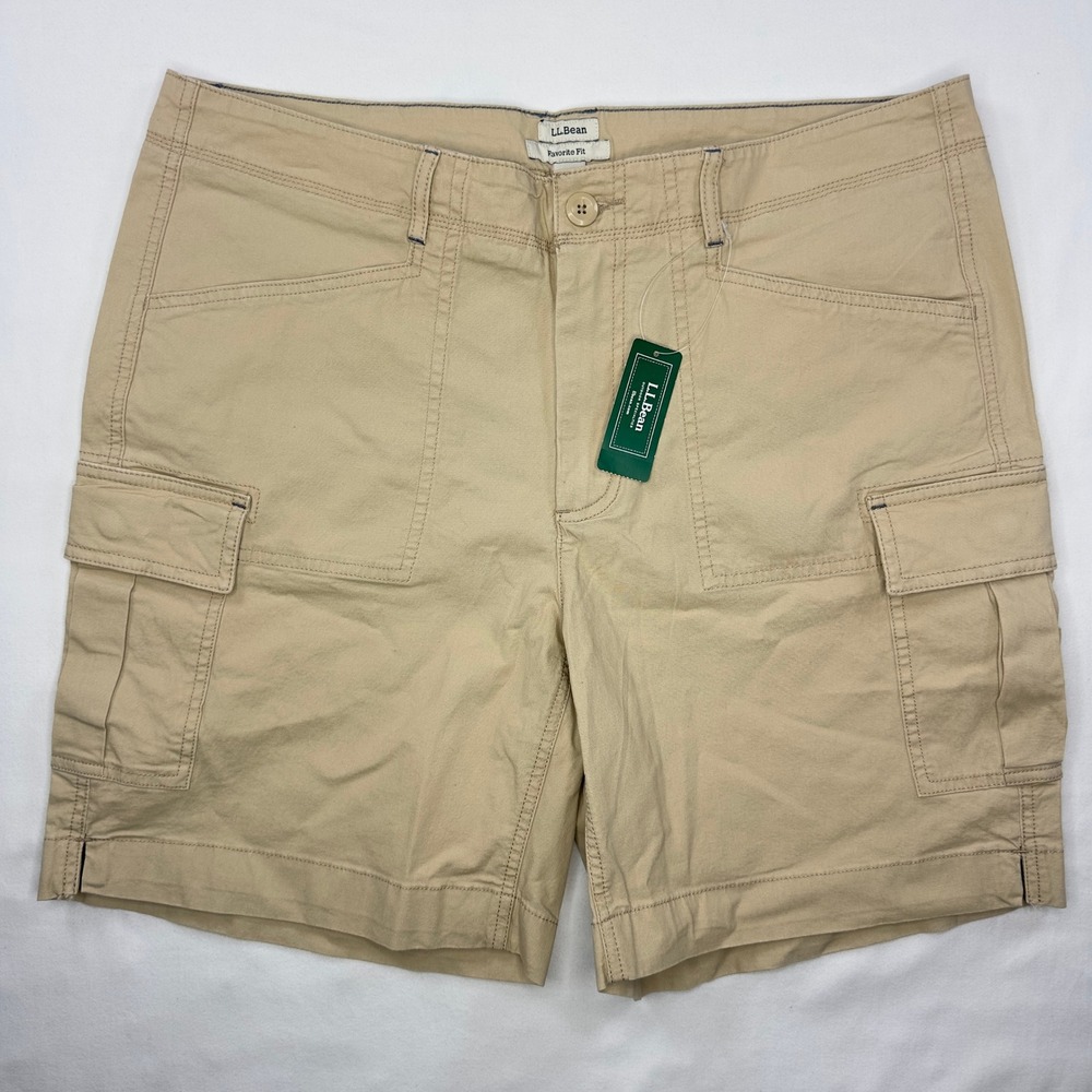 L.L. Bean Women's Tan Cargo Shorts